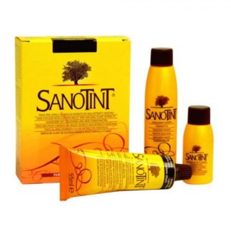 Краска для волос Sanotint Classic, цвет 01 черный, 1 комплект.