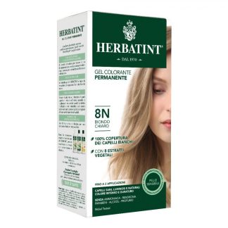 Herbatint 8N Светлый блонд - Стойкая гелевая краска для волос 150 мл - Откройте для себя свой натуральный блонд с деликатным питанием