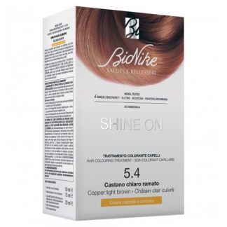 BioNike Shine On 5.4 Оберн-коричневый – стойкая краска для волос без аммиака.