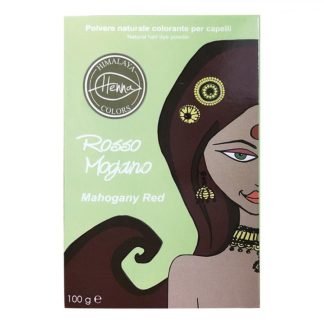 Краска для волос Himalaya Henna Mahogany Red 100 г - натуральный порошок для окрашивания волос.