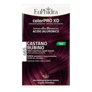Euphidra Colorpro XD 465 Рубиново-коричневый - Сверхмягкая стойкая краска для волос