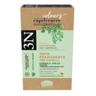 Краска для волос Helan Capelvenere Colours 3N темно-коричневый - Helan Capelvenere Colours