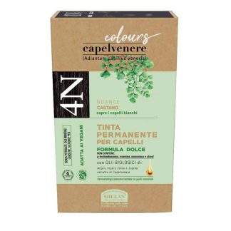 Краска для волос Helan Capelvenere Colours 4N Коричневый - Helan Capelvenere Colours