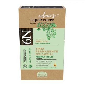 Краска для волос Helan Capelvenere Colours 6N темно-русый - Helan Capelvenere Colours