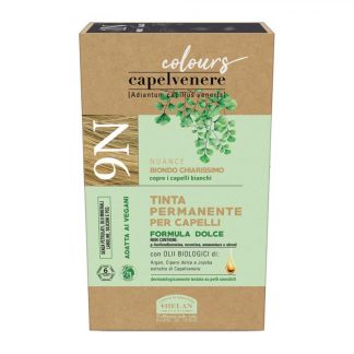 Краска для волос Helan Capelvenere 9N Очень светлый блонд - Цвета Helan Capelvenere