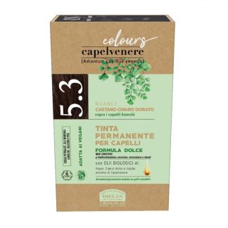 Краска для волос Helan Capelvenere Colours 5.3N светло-золотисто-коричневый - Helan Capelvenere Colours