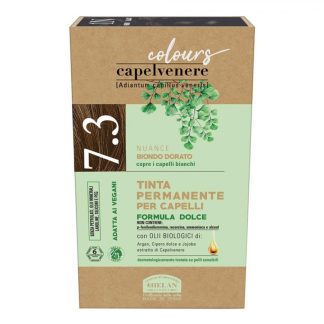 Краска для волос Helan Capelvenere 7.3N Золотистый блонд - Цвета Helan Capelvenere