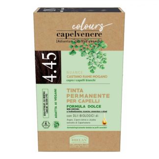 Краска для волос Helan Capelvenere Colours 4.45N Коричневый Медный Махагоновый - Helan Capelvenere Colours