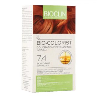 Bioclin - Bio Colorist Стойкая краска для волос 7.4 Медный блонд