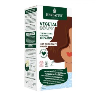 Herbatint Vegetal Color Hot Chocolate Power - Натуральная краска для волос, 100 г