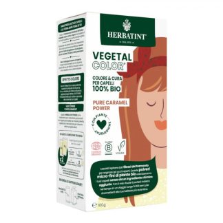 Herbatint Vegetal Color Pure Caramel Power - Натуральная краска для волос, 100 г
