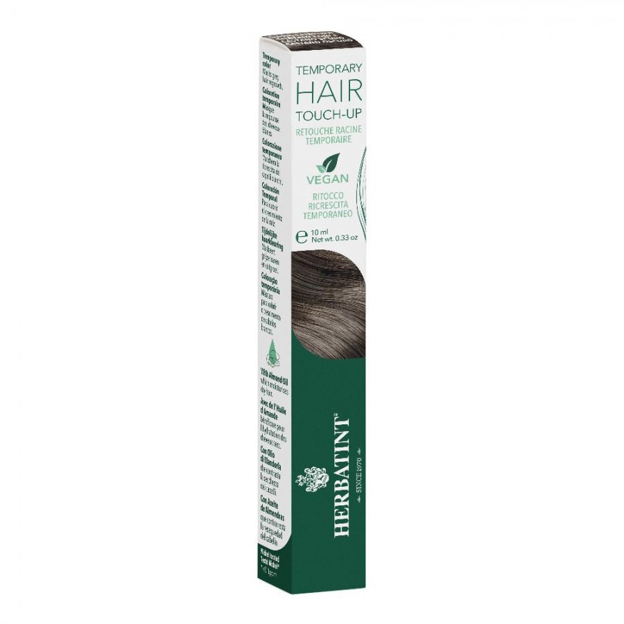 Временная краска для подкрашивания волос Herbatint Instant Hair Touch Up, цвет темно-каштановый, 15 мл.