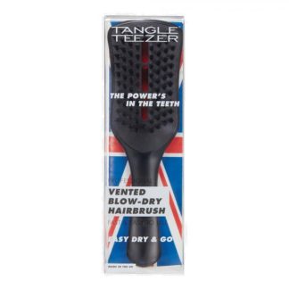 Расческа Tangle Teezer Easy Dry & Go, черная, вентилируемая, 1 шт., для быстрой и легкой сушки волос.