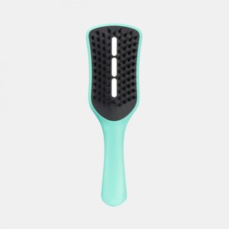 Расческа Tangle Teezer Easy Dry & Go мятно-черного цвета, вентилируемая, 1 шт., для быстрой и легкой сушки волос.