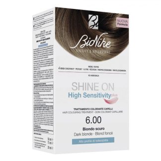 BioNike SHINE ON High Sensitivity Plus 6.00 Темно-русый – Стойкая краска для чувствительных волос