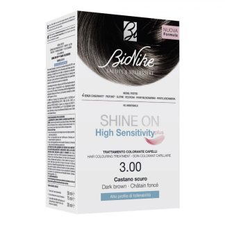 BioNike SHINE ON High Sensitivity Plus Dark Brown 3.00 – Стойкая краска для волос 125 мл
