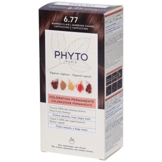 Стойкая краска для волос Phyto Phytocolor 6.77 Светло-коричневый капучино