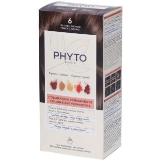 Стойкая краска для волос PhytoPhytocolor 6 темно-русый - Краска для волос Phytocolor