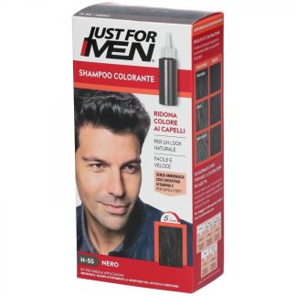 Шампунь для окрашивания волос Just For Men Black, 30 мл