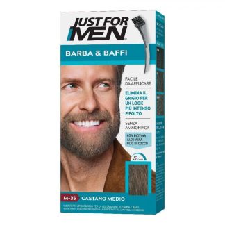 Средство для бороды и усов Just For Men, размер M35, средне-коричневый, 51 г.