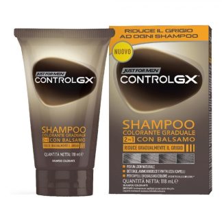 Шампунь-кондиционер Just for Men Control GX 2 в 1 для постепенного окрашивания волос, 118 мл
