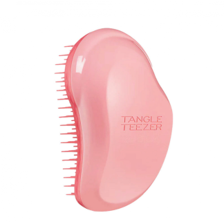 Расческа Tangle Teezer Thick & Curly для густых и кудрявых волос, розовая, с гибкими зубьями.
