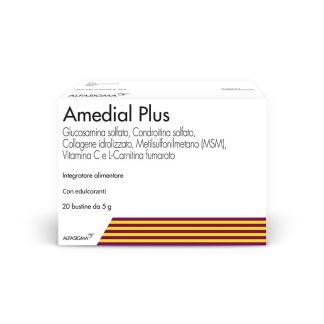Amedial Plus Integratore in Bustine per Ossa, Cartilagine, Articolazioni