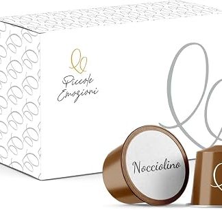 Крем с фундуком, совместимый с Nespresso - 10 капсул - Напиток без кофе - Без глютена - Невероятно кремовая и бархатистая текстура