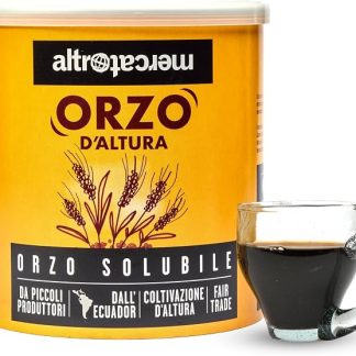 Растворимый ячмень ALTROMERCATO - натуральное, без кофеина - из Эквадора, обработан исключительно натуральными методами - 120 г